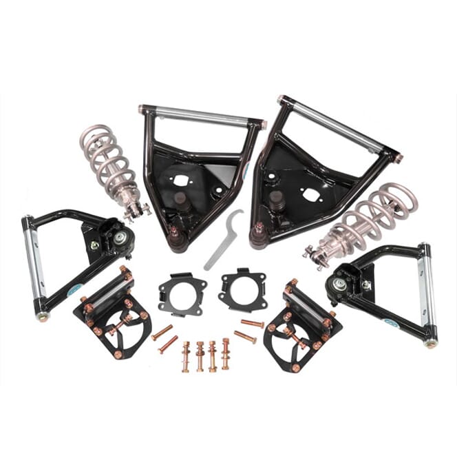 1963-87) Upper and Lower Tubular Control Arms w/ Adj. Coil-overs